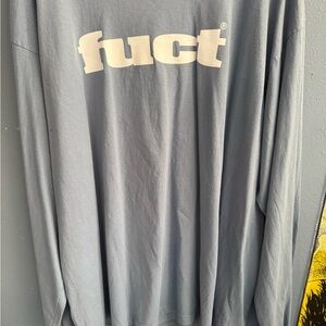 Gray Long Sleeve Shirt with Logo